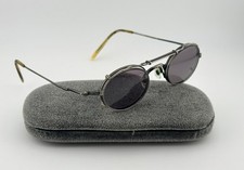 RARE VTG Matsuda 10128 Eyeglasses Matching Clip-On Sunglasses Japan 42-21-145 picture