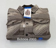 Jachs New York Men’s Wool Blend Sherpa Lined Shirt Jacket, Brown, Size L picture