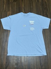 pacsun short sleeve shirt light blue broken hearts size extra large baggy fit picture