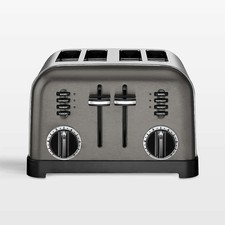 Cuisinart ® Black Stainless Steel 4-Slice Toaster NEW picture