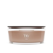 WoodWick Cashmere 16 oz Ellipse Candle Crackling Wooden Wick picture