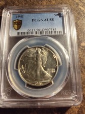 1941-P Walking Liberty Half Dollar PCGS-AU58   picture