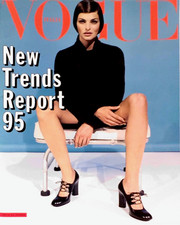 VOGUE Magazine Italia LINDA EVANGELISTA Dossier Sfilate PRET A PORTER July 1995 picture