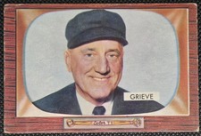 1955 Bowman #275 William Grieve CLEAN LOW GRADE Set Builder Umpire picture
