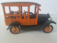 Vintage Cast Iron Staion Wagon/Car/Truck/Bus picture
