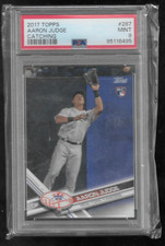 2017 Topps 287 Aaron Judge Catching PSA 9 Mint RC picture