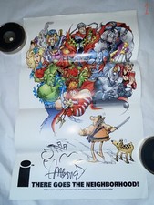 Vtg Sergio Aragones Image Groo The Wanderer Poster Sketch signed Spawn Maxx  picture