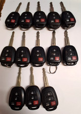 LOT OF 13 OEM TOYOTA REMOTE HEAD KEY FOB REMOTES HYQ12BEL 4 BUTTONS picture
