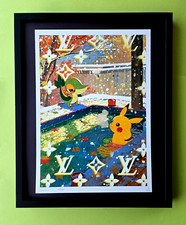 Death NYC LG Framed 16x20in Pop Art Original Certified POKEMONS ENJOYING LIFE 10 picture