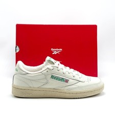 *NEW* UNISEX Reebok Club C 85 Vintage Shoes CHALK / PAPER WHITE (100000317) 👍 picture