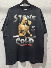 Vintage 1998 Stone Cold Steve Austin Don’t Trust Anybody WWF Wrestling TShirt XL picture