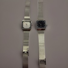 Dia-Star Style Date Quartz Unisex VINTAGE WRISTWATCH, New Battery. Jumbo picture