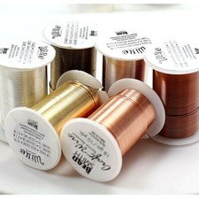 LACQUERED tarnish Resistant Craft Wire Beadsmith 3 Colors 7 Gauges  picture