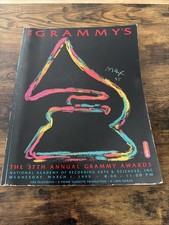 The 37th Annual Grammy Awards Program 1995 picture