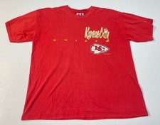 VTG 1994 KC Kansas City Chiefs Logo Athletic Arrowhead Shirt Mens XL MADE USA picture