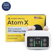 Audien Atom X Touchscreen OTC Hearing Aid Bluetooth Certified Refurbished picture