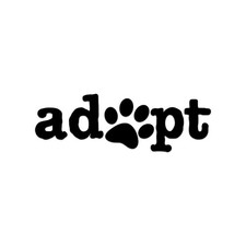 Adopt A Pet Sticker Decal Die Cut picture