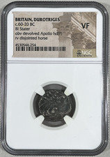 Britain, Durotriges BI Stater c. 60–20 BC NGC Ancients VF – Celtic Iron Age Coin picture