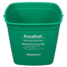 PuraPail Square Utility Cleaning Pail Green 6 qt. 7