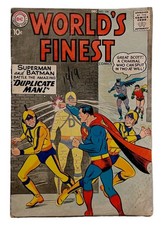 Worlds Finest #106 DC Comics 1959 Superman Batman Silver Age Comic Duplicate Man picture