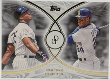 Topps 2026 Dynamic Duals #7 Frank Thomas Ken Griffey Jr. White Sox/Mariners picture