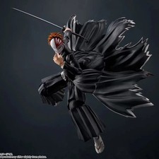 Bleach Ichigo Kurosaki SHF Action Figure – Getsuga Tensho Anime Collectible Toy picture