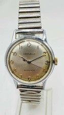 Vintage 1967 M7 Bulova Caravelle Waterproof Wrist Watch Runs Manual Wind Men picture