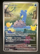 Lapras 131/128 Me: 30th Celebration Holo Illustration Rare Pokemon TCG IR picture