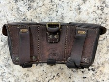 WW1 German Ammo Triplet Pouch Dated 1915 Hannover picture