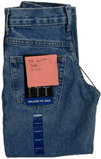 NWT Vintage Carhartt Kids YYB160 STW Stonewash Blue Relaxed Fit Jeans Size 8S picture