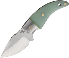 Mechforce Kestrel Jade G10 & Titanium Bohler M390 Fixed Blade Knife F012 picture