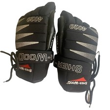 SHER-WOOD Black Ice Hockey Gloves S-4020 12