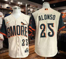 Pete Alonso #25 Baltimore Orioles ⚾ Cream 2026 City Connect Jersey Large picture