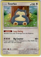 Snorlax SM - Unbroken Bonds 158/214 2019 NM picture