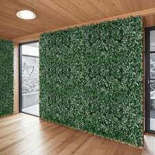 3'x14' Artificial Faux Ivy Leaf Privacy Fence Screen Wall Hedge Decor w/ Backing picture