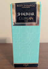 Vtg 1987 SHALIMAR Guerlain Paris Body Shampoo Foam Bath Org. Formula & Org. Box picture