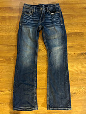 BKE Men’s Slim Fit Straight Leg Blue Denim Jeans Low Rise Medium Wash Stretch picture