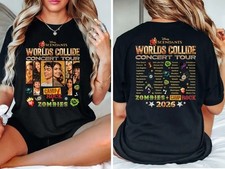 HOT TOUR Descendants Zombies Camp Rock Worlds Collide Concert Tour Shirt 2026 picture