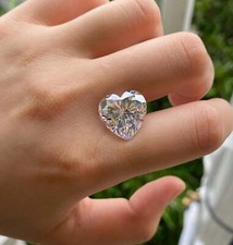 5.8 Ct D VVS1 Clarity Lab-Grown Heart Cut White Diamond EGL Loose Gemstone 5NSV picture