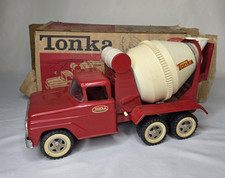 Vintage Tonka No. 620 Cement Mixer 1964 with Original Box Pressed Steel Original picture