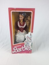 Vintage 1980s Mattel German Barbie Dolls of the World 11 1/2in Doll MPN 3188 picture