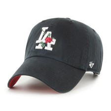 `47 Brand Los Angeles Dodgers Thorn Clean Up Dad Hat Black picture