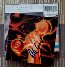 Peter Gabriel Genesis signed autograph autograph CD Secret world live  picture