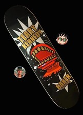 RARE Terry Kennedy TK Baker Skateboard Deck Vintage Gold Grill Teeth NOS NEW picture