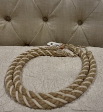 Hofburgin Interiors (2) Jute Cotton Blend Decorative 34” Curtain Ties India New picture