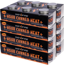 Instafire 6-Hour Canned Heat (24 Cans), Canned Heat for Cooking, Canned Heat .. picture