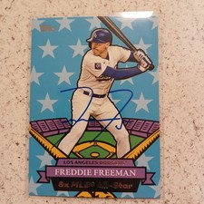 2025 Topps Archives -2007 Topps All-Stars Freddie Freeman #07AS-9 In-Person AUTO picture