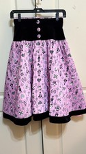 Olympia Le-Tan Women Pink  High Waist Band Lined Skirt 36 NWT picture