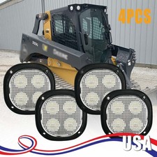 4X LED Headlight AT352538 For John Deere 333G 323D 333D 333E 332G 320G 324G picture
