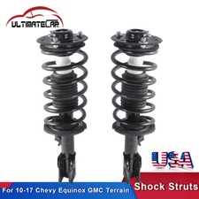 Pair Front Shock Struts & Coils Assembly For 2010-2017 Chevy Equinox GMC Terrain picture
